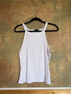 Tattoo | White Ribbed TankTop